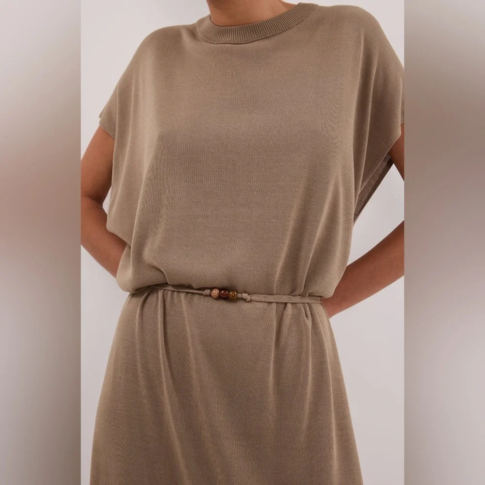 NWT DISSH JACKI SAGE SLEEVELESS KNIT MAXI DRESS size Xs - Picture 4 of 11